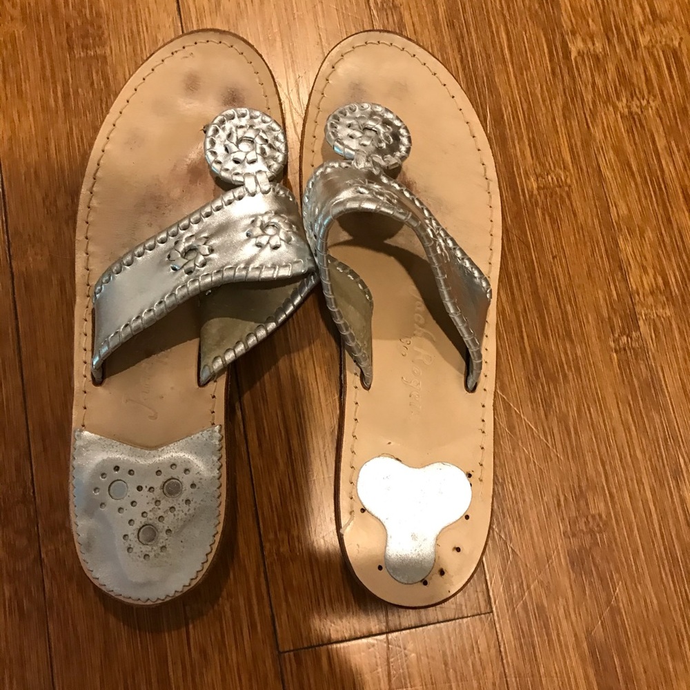 Jack Rogers Silver Size 8.5